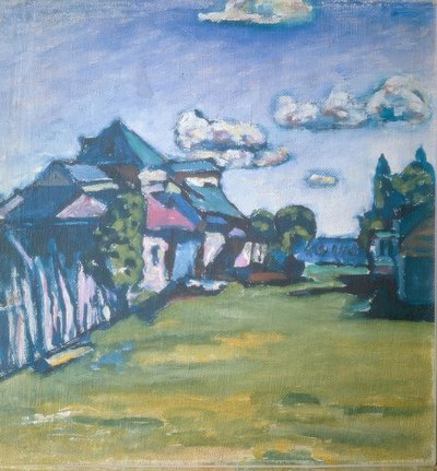 Landscape with Houses by Wassily Kandinsky